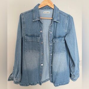 Luvamia Women's Blue Jean Jacket M